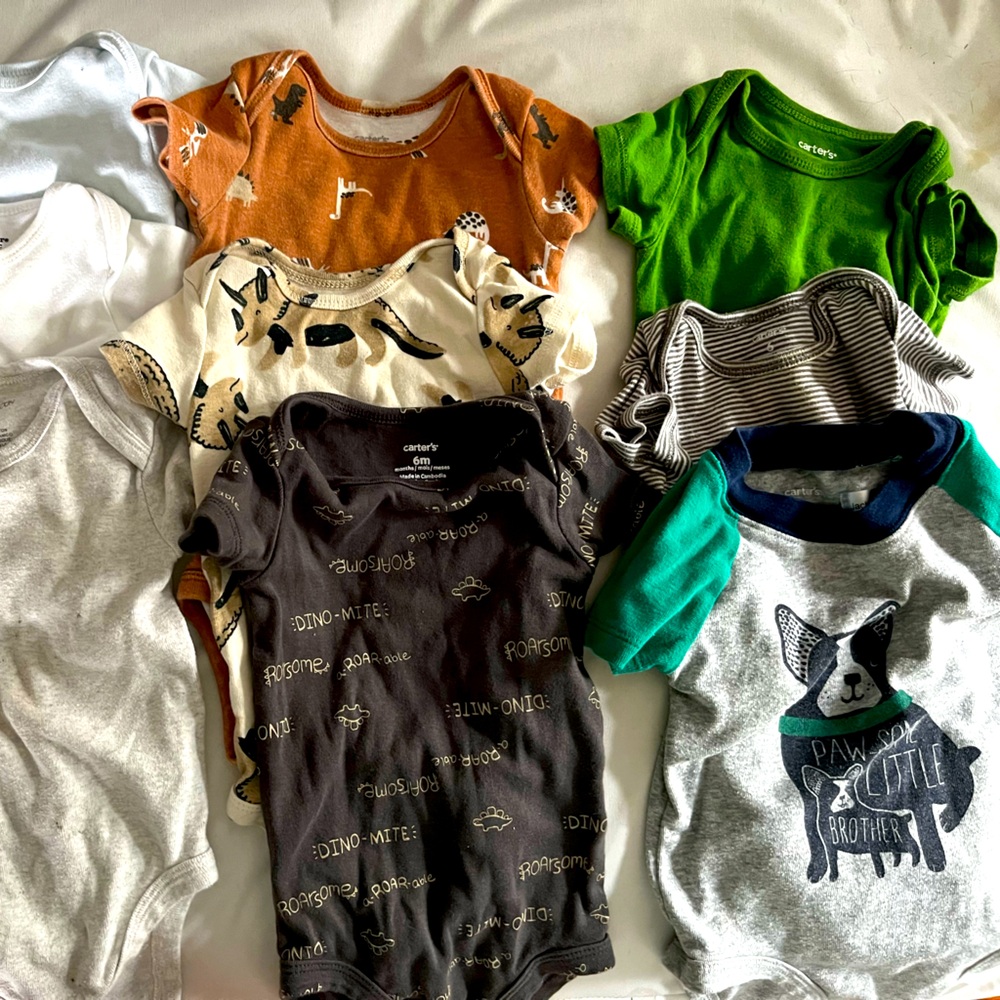 9 boys onesie 6 months